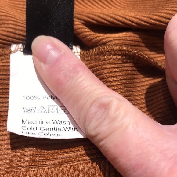 Brown Shein one shoulder tank top size Medium - Picture 5 of 5